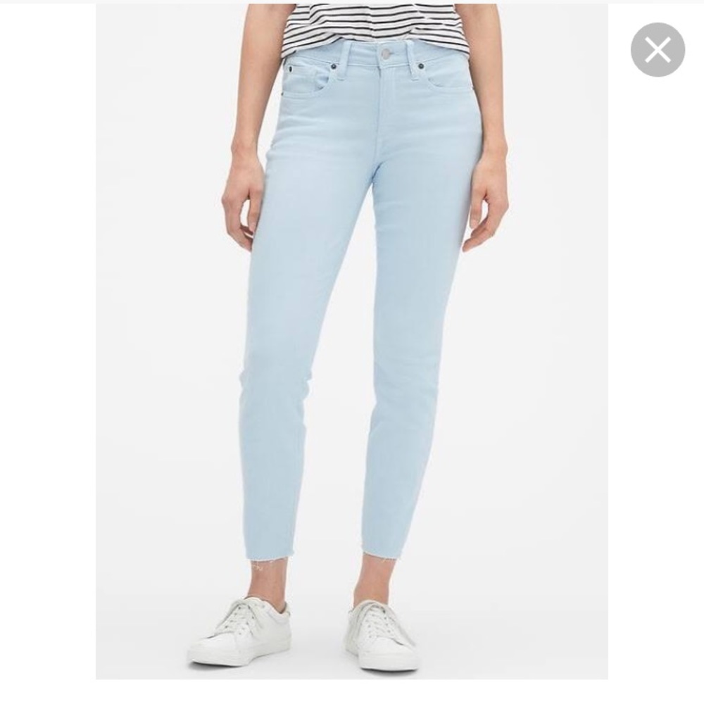 GAP Denim Ankle length Raw Hem Legging